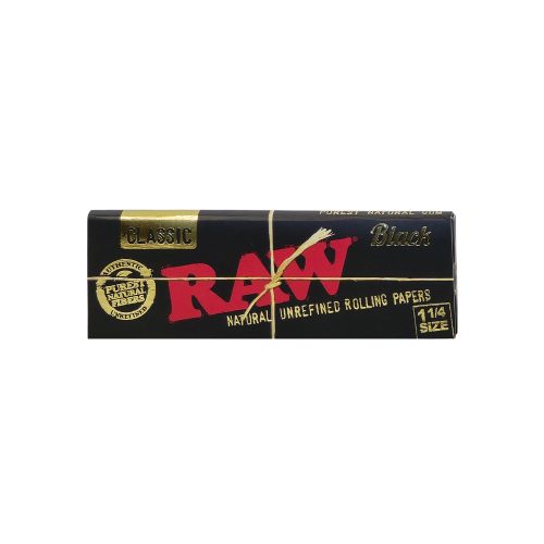 RAW бумага для самокруток Black Ultra Thin 1¼