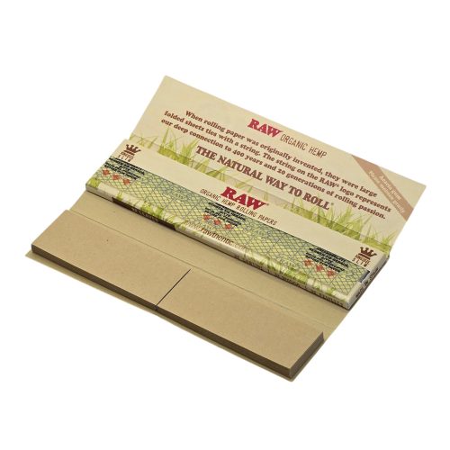 RAW бумага для самокруток Organic Hemp Connoisseur King Size + Tips