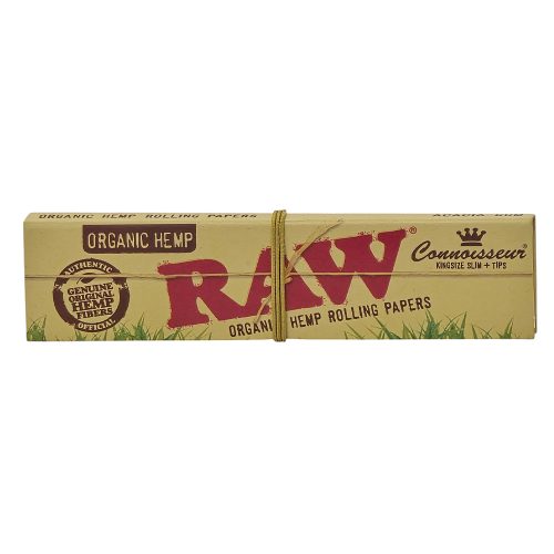 RAW бумага для самокруток Organic Hemp Connoisseur King Size + Tips