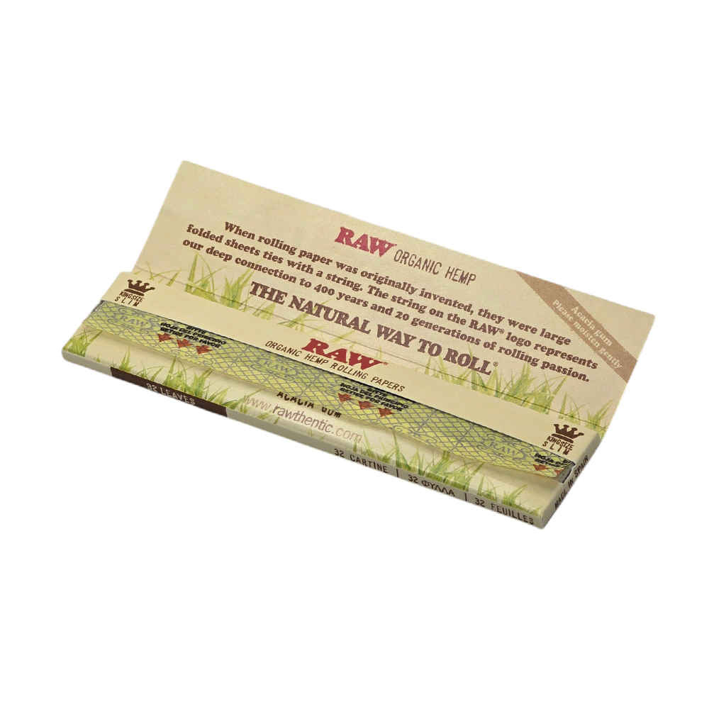 Бумага Для Самокруток RAW Organic King Size Hemp 1 Бумага Для Самокруток RAW Organic King Size Hemp