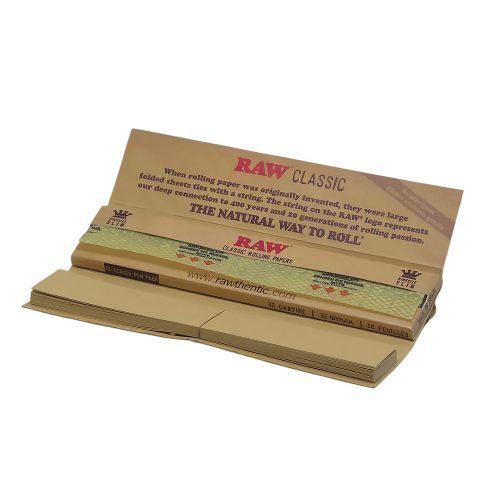 RAW бумага для самокруток Classic Connoisseur King Size Slim + Tips