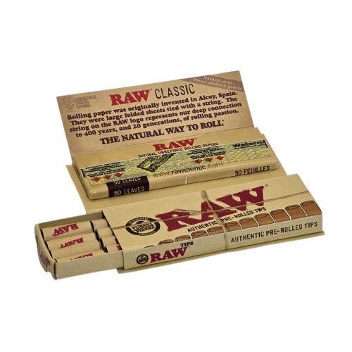 RAW Бумага Для Самокруток Connoisseur 1¼ + Pre-Rolled