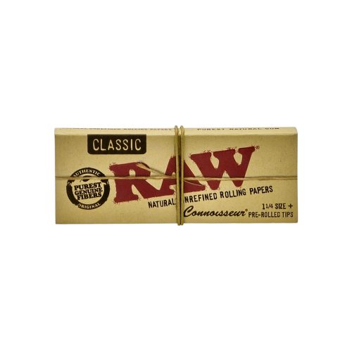 RAW Бумага Для Самокруток Connoisseur 1¼ + Pre-Rolled