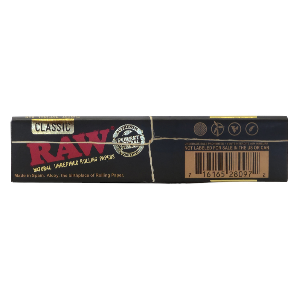 RAW Бумага Для Самокруток RAW Classic Black King Size Slim RAW Бумага Для Самокруток RAW Classic Black King Size Slim