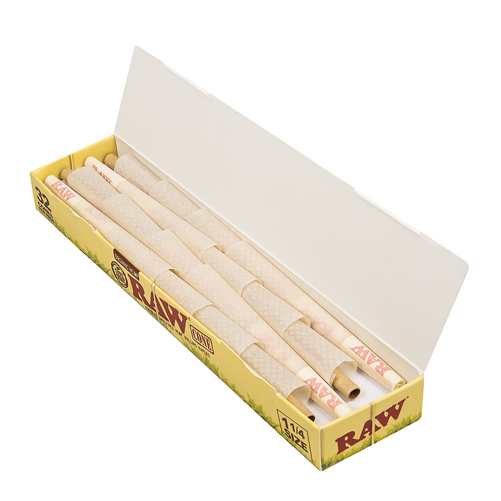 RAW Конусы Для Самокруток Cone Organic Hemp Basic 32 1¼ RAW Конусы Для Самокруток Cone Organic Hemp Basic 32 1¼