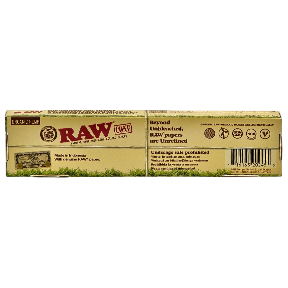 RAW Конусы Для Самокруток Cone Organic Hemp Basic 32 1¼ RAW Конусы Для Самокруток Cone Organic Hemp Basic 32 1¼
