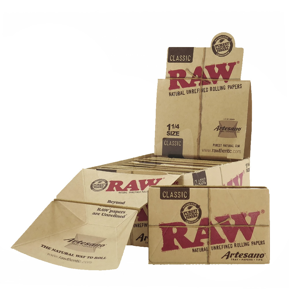 RAW Бумага Для Самокруток Artesano 1¼» Size + Tips RAW Бумага Для Самокруток Artesano 1¼» Size + Tips