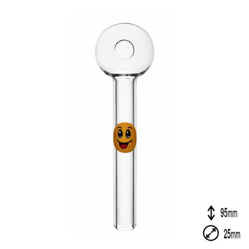 Стеклянная Трубка Для Курения Кристаллов Oil Pipe Smile