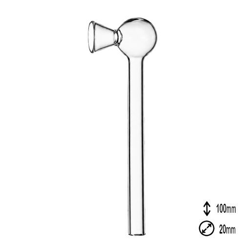 Стеклянная Трубка Для Курения С Воронкой Funnel Bowl Pipe